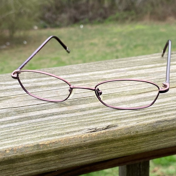 Ralph Lauren vintage wire frames burgundy red - Picture 2 of 9